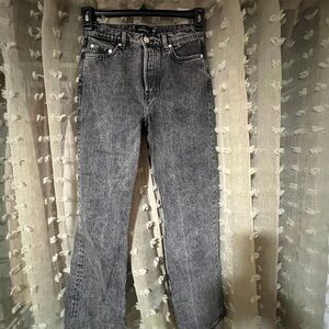 & Other Stories Gray Straight Leg Jeans